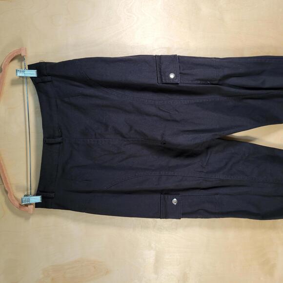 Forever 21 Black Chino Twill Cargo Jogger Pants Women Size M - Picture 8 of 10